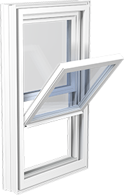 hung blanc window