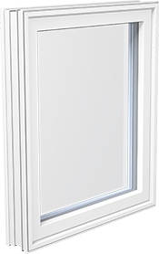 fixed blanc window