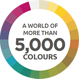 A world of more than 5000 colors